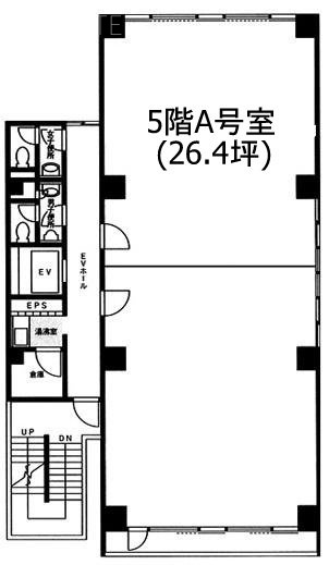 芝松下ビルA 間取り図