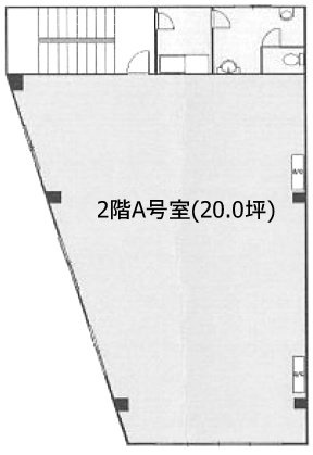 竹田ビルA 間取り図