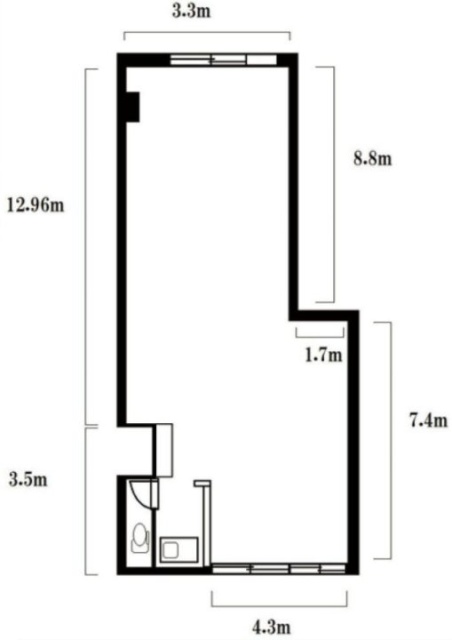 原宿パークマンション104 間取り図