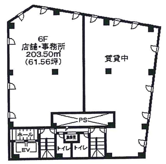 ビレッジ101ビル6F 間取り図