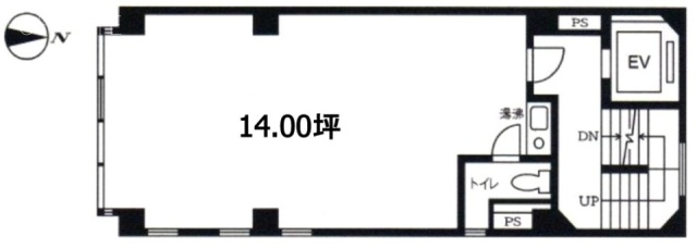 定貞ビル3F 間取り図
