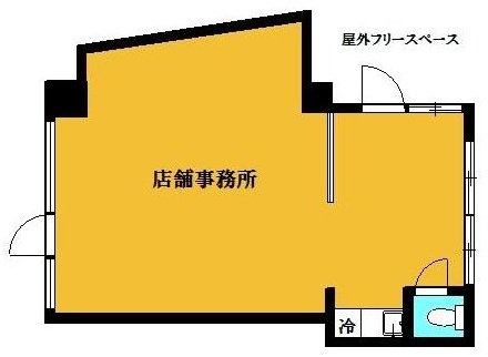 メゾン千駄ヶ谷101 間取り図