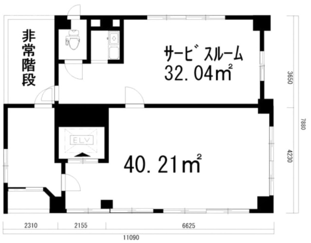 ステラビル802 間取り図