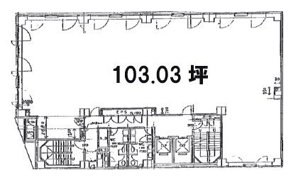 フコク生命横浜ビル9F 間取り図