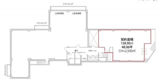 山手ビルB1F 間取り図