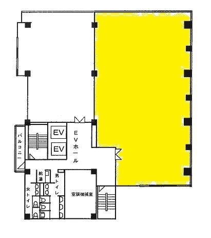 芝一丁目ビル8F 間取り図