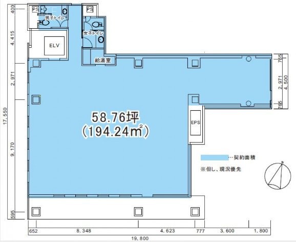 フォーラス神田7F 間取り図