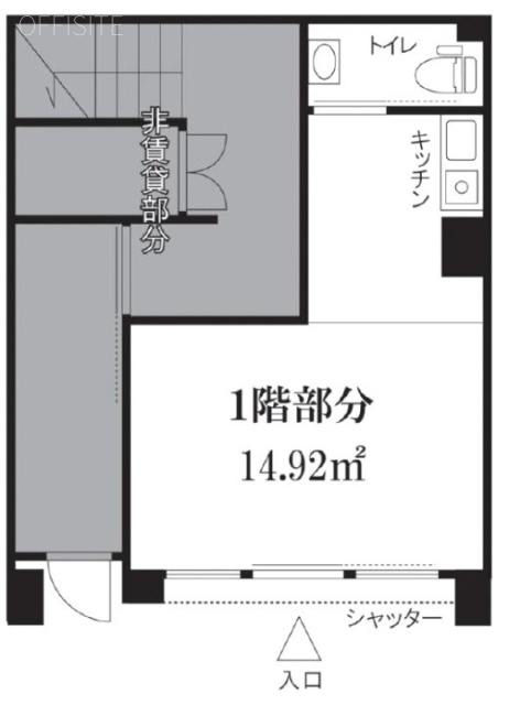 神谷ビル1F 間取り図