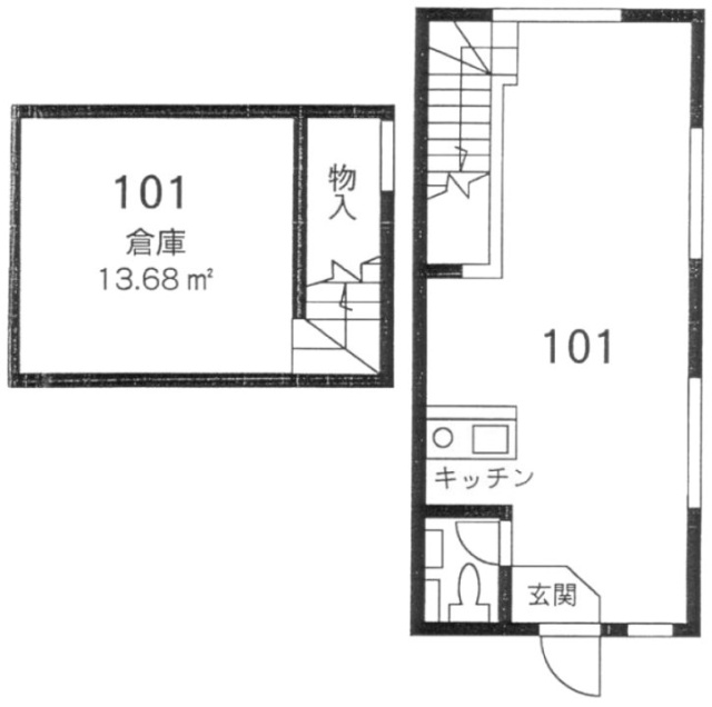 ヴェルデュール101 間取り図