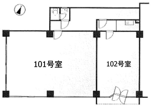 行徳ハイツ102 間取り図