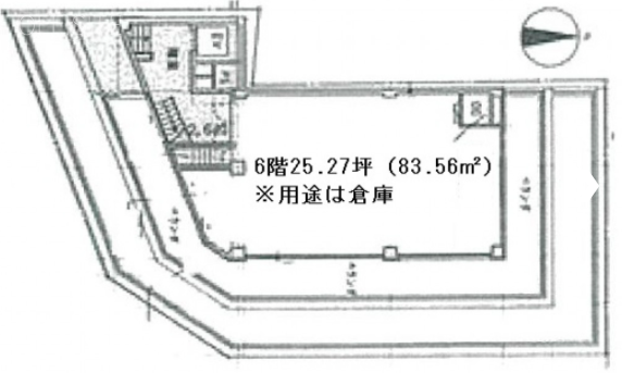 井門西新宿ビル6F 間取り図