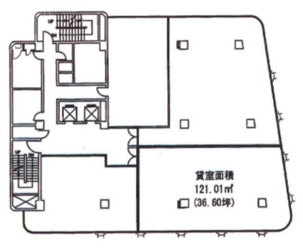 明治安田生命大宮ビル4F 間取り図