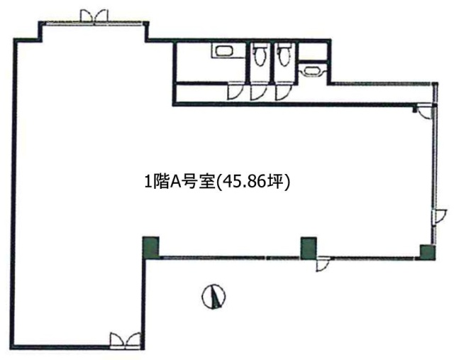 自由ヶ丘ハイタウンビルA 間取り図