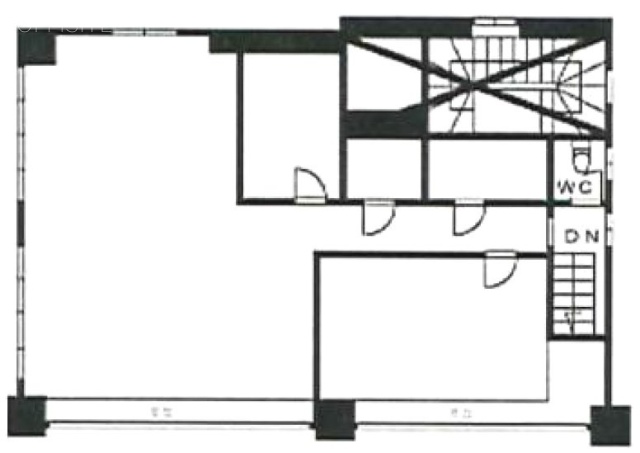 御母衣(みぼろ)ビル2F 間取り図