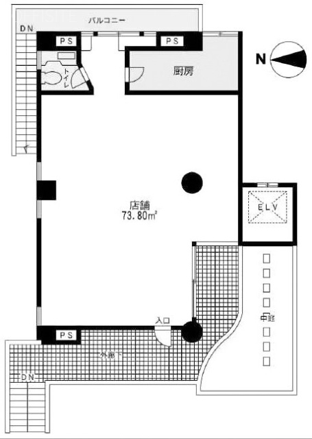 マリーブ千葉ビル2F 間取り図