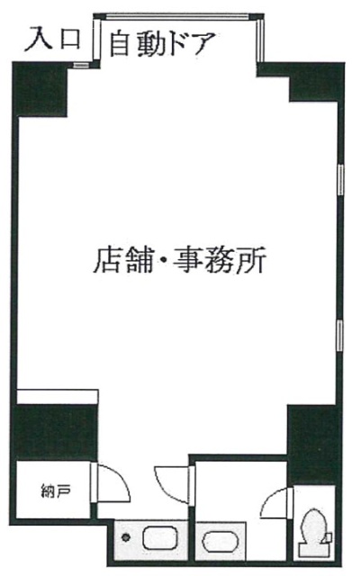岡田ビル1F 間取り図