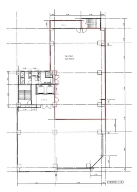 大橋御苑駅ビル3F 間取り図