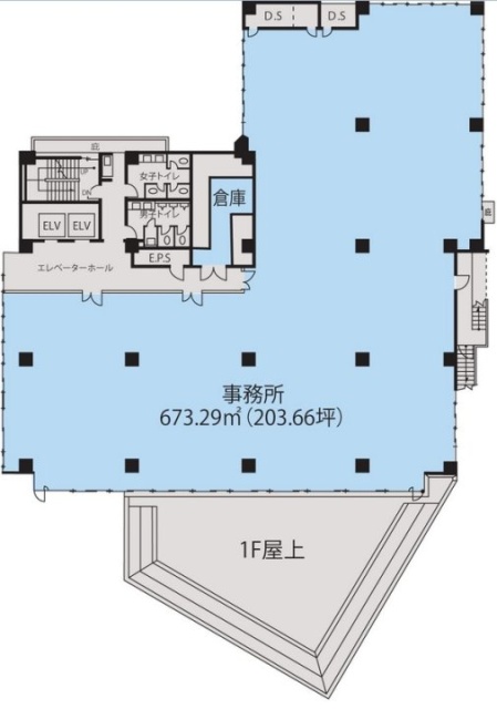 東建長井ビル2F 間取り図