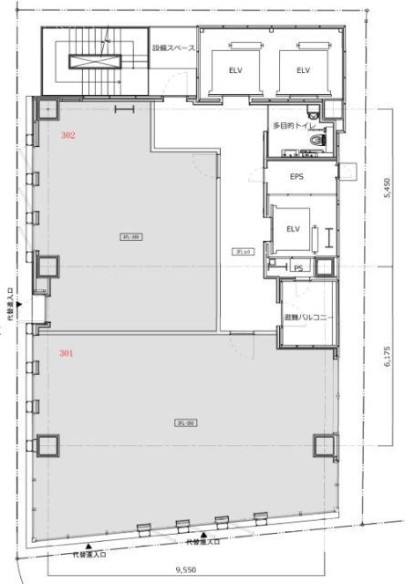 日総第26ビル301 間取り図