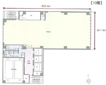 池袋デュープレックスビズ10F 間取り図