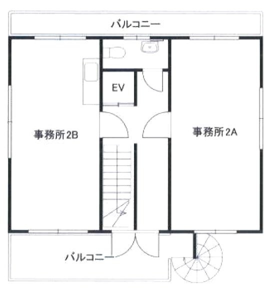 酒井ビルA 間取り図