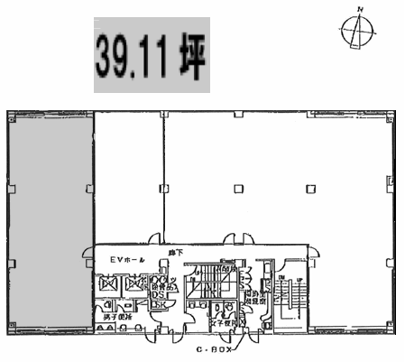 明治安田生命横浜西口ビル6F 間取り図