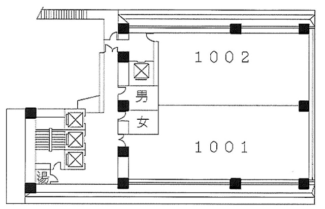 Daiwa西新橋(共同西新橋)ビル1001 間取り図