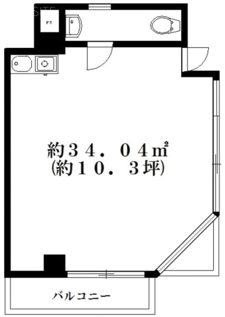 代官山GNビル2F 間取り図