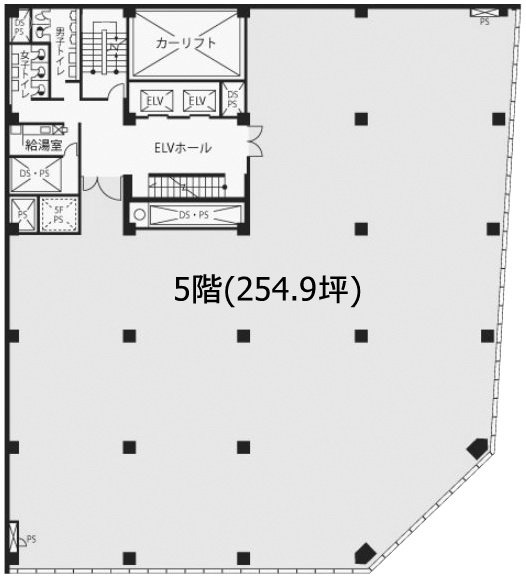 東京建物室町ビル5F 間取り図