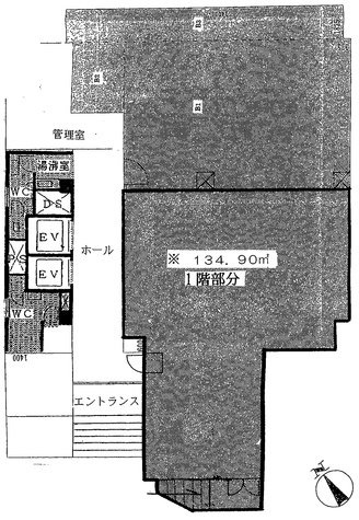 東興本社ビル1F 間取り図