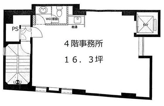 美術館ビル4F 間取り図