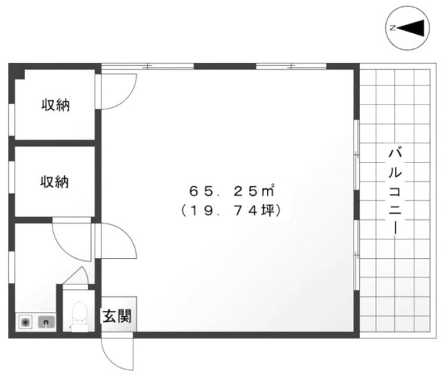 第2雨宮ビル1001 間取り図