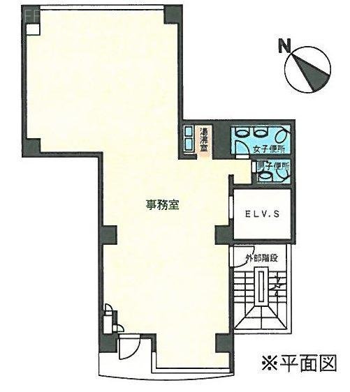 リードシー飯田橋ビル7F 間取り図