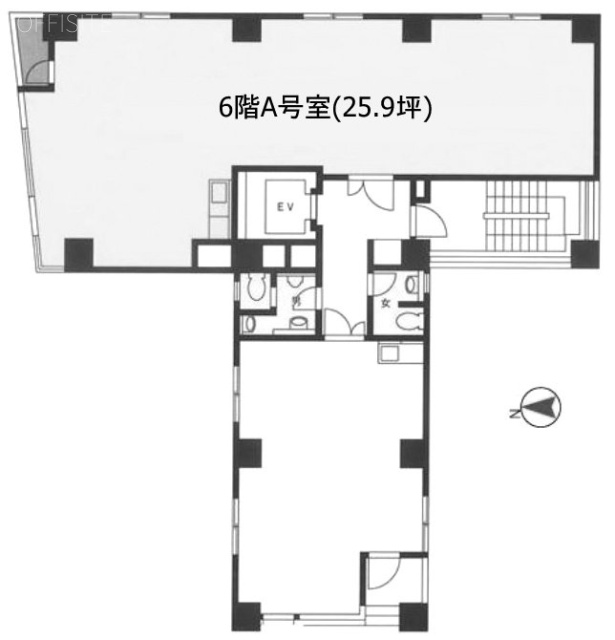 サンデンビルA 間取り図