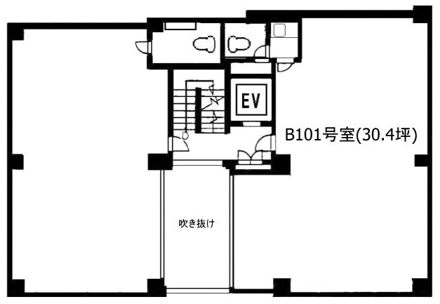 名倉堂ビルB101 間取り図