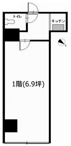 クリエイトビル1F 間取り図