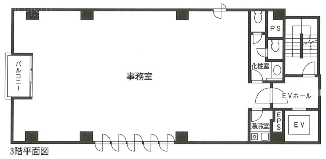 北村ビル3F 間取り図