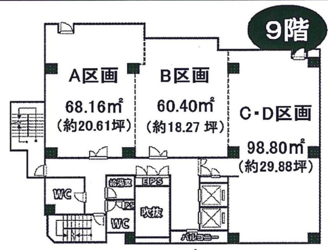 ワコーレ三軒茶屋64ビルB 間取り図