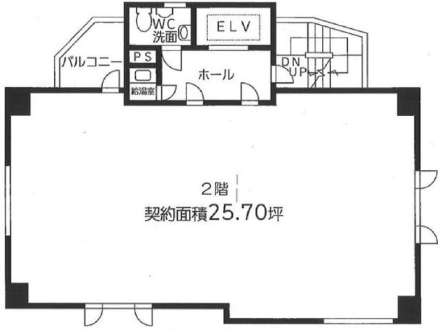 ベルザ恵比寿2F 間取り図
