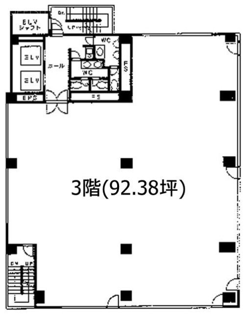 BR月島1ビル3F 間取り図