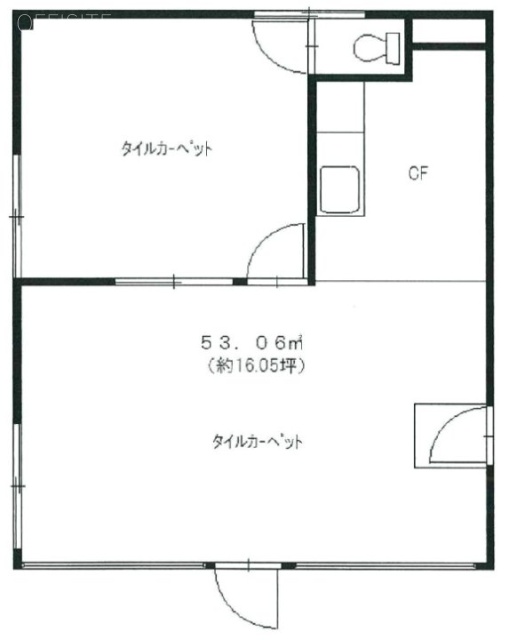 金原ビル1F 間取り図