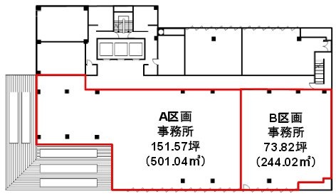 A-PLACE馬車道A 間取り図