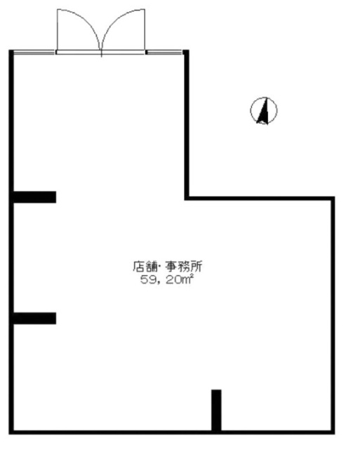 カルロ四谷1F 間取り図