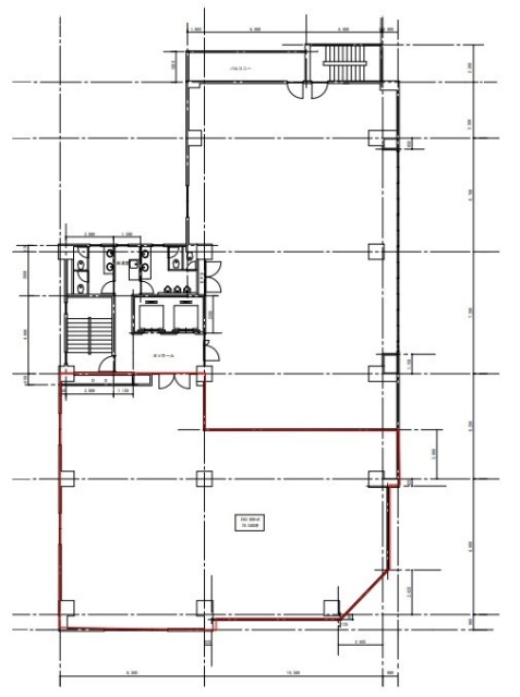 大橋御苑駅ビルB 間取り図