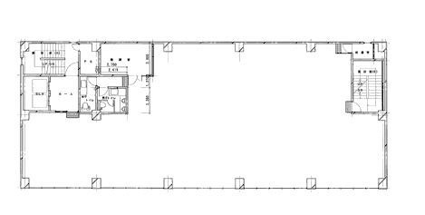 江戸橋ビル5F 間取り図