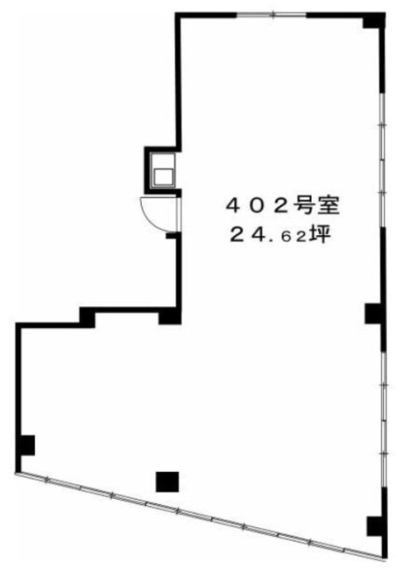 千石屋ビル402 間取り図