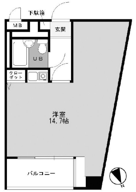 DAIGOビル203 間取り図