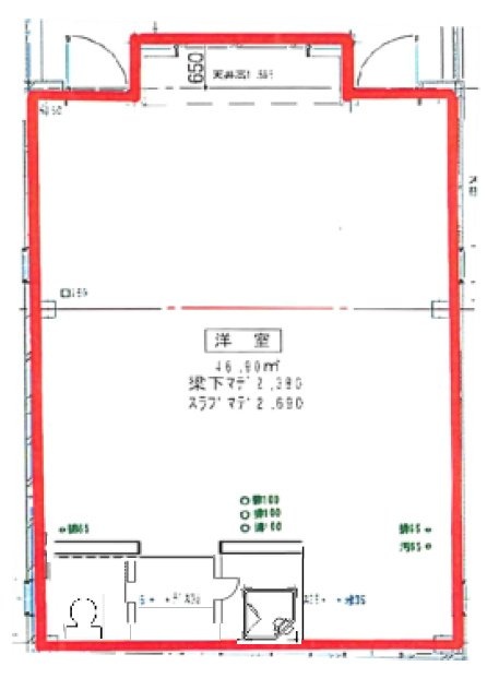 グランドネス渋谷4F 間取り図