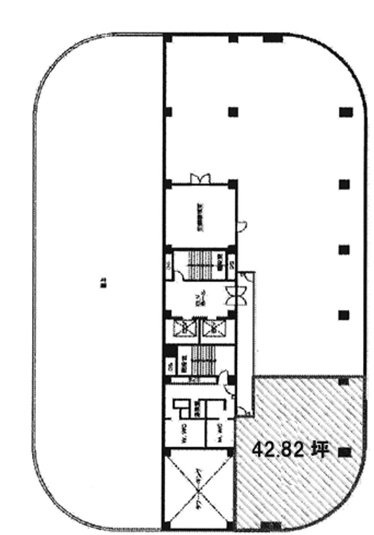 KDX高輪台(SIA高輪台)ビル6F 間取り図