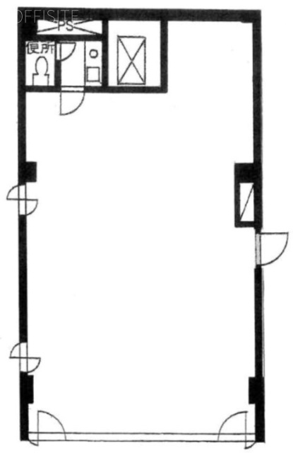 神宮前ことぶきビル2F 間取り図